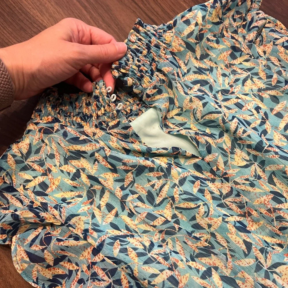 Sam Edelman Ruched Ruffle Mini Dress - Picture 4 of 8